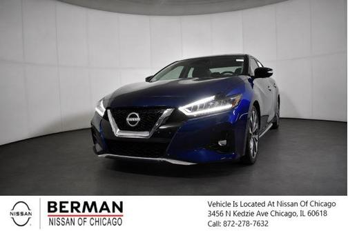 Deep Blue Pearl 2023 Nissan Maxima 3.5 Platinum
