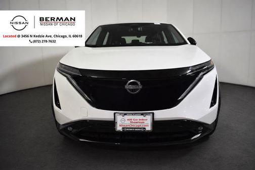 Everest White Pearl Tricoat 2024 Nissan ARIYA EVOLVE+