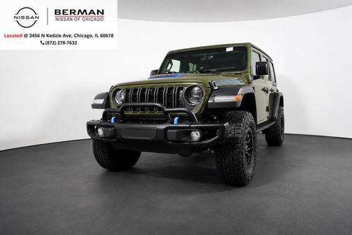 Sarge Green Clearcoat 2023 Jeep Wrangler 4xe Rubicon 20th Anniversary