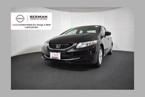 Crystal Black Pearl 2014 Honda Civic LX