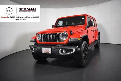 Firecracker Red Clearcoat 2025 Jeep Wrangler 4xe Sahara