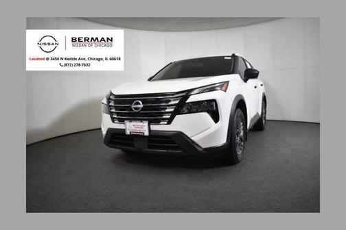 Glacier White 2025 Nissan Rogue S
