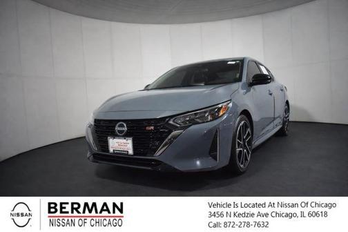 Atlantic Gray Metallic 2025 Nissan Sentra SR