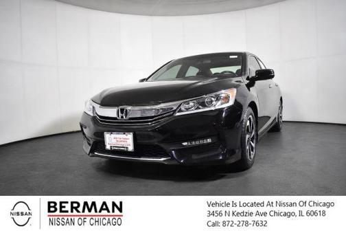Black 2017 Honda Accord EX-L