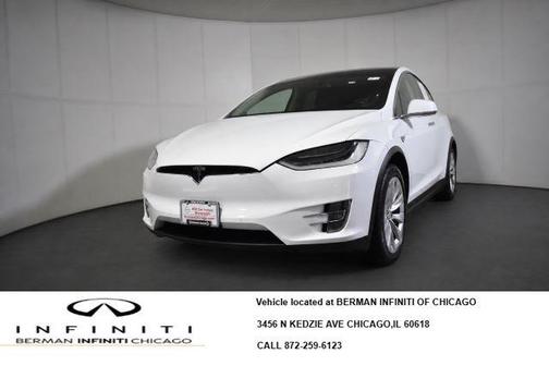 Pearl White Multi-Coat 2016 Tesla Model X 70D