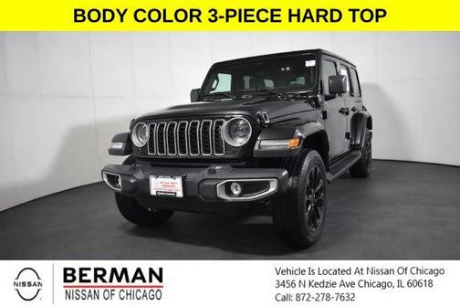 Black Clearcoat 2025 Jeep Wrangler 4xe Sahara