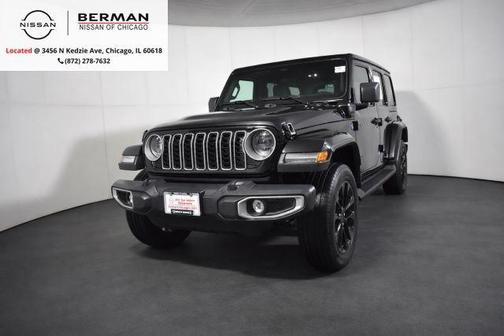 Black Clearcoat 2025 Jeep Wrangler 4xe Sahara