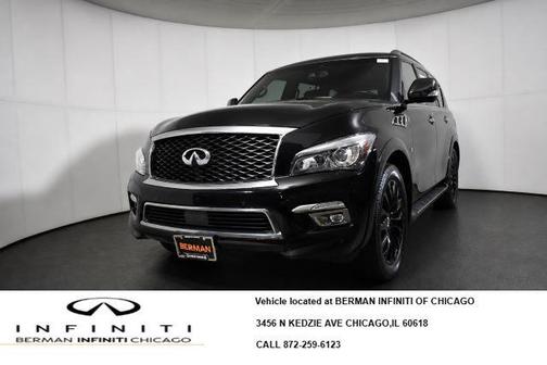 Imperial Black 2017 INFINITI QX80 Limited