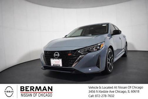 Atlantic Gray Metallic 2025 Nissan Sentra SR