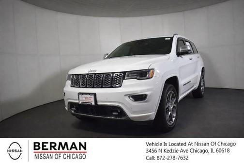 Bright White Clearcoat 2021 Jeep Grand Cherokee Overland