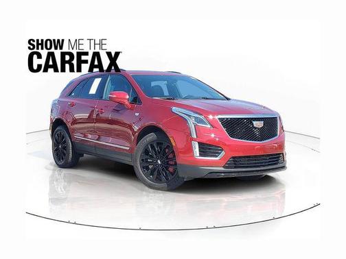 Radiant Red Tintcoat 2024 Cadillac XT5 Sport
