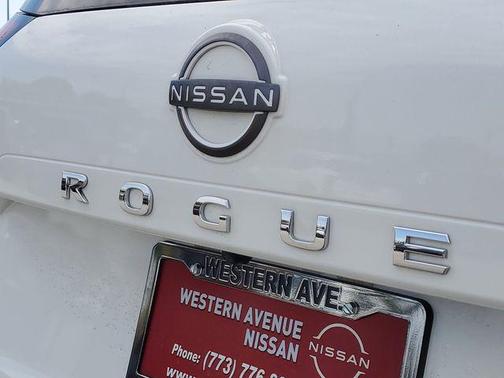 Glacier White 2023 Nissan Rogue S