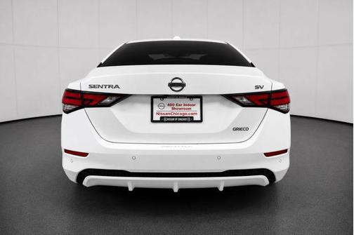 Aspen White Tricoat 2023 Nissan Sentra SV