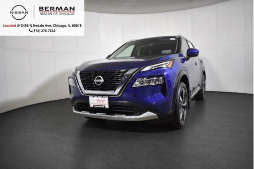 Caspian Blue Metallic 2023 Nissan Rogue Platinum