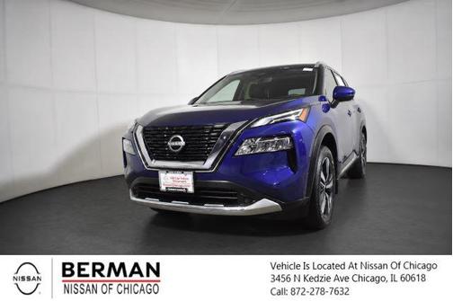 Caspian Blue Metallic 2023 Nissan Rogue Platinum