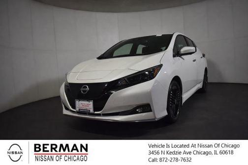 Pearl White Tricoat 2025 Nissan Leaf SV PLUS