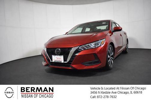 Scarlet Ember Tintcoat 2023 Nissan Sentra SV