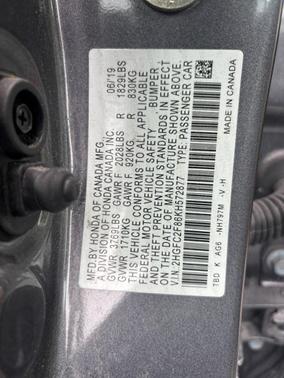 2019 Honda Civic Sport