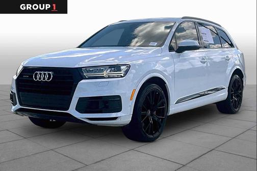 Carrara White 2019 Audi Q7 55 Prestige
