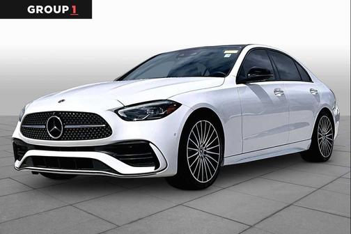 Polar White 2023 Mercedes-Benz C-Class Sedan