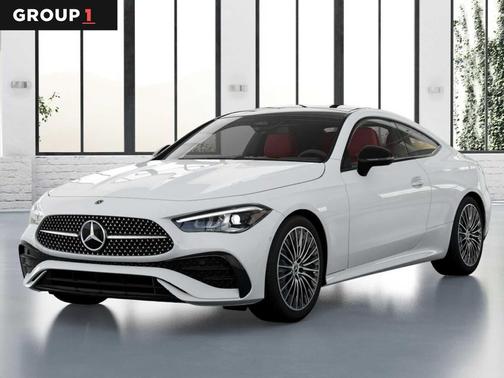 Polar White 2026 Mercedes-Benz CLE 300 4MATIC Coupe