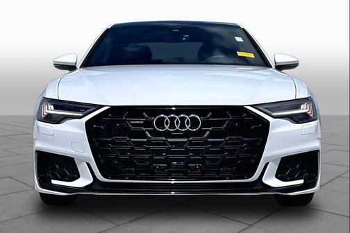 Glacier White Metallic 2025 Audi A6 55 Prestige