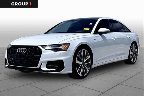 Glacier White Metallic 2025 Audi A6 55 Prestige