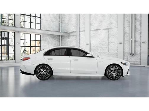 Polar White 2026 Mercedes-Benz AMG C 43 4MATIC