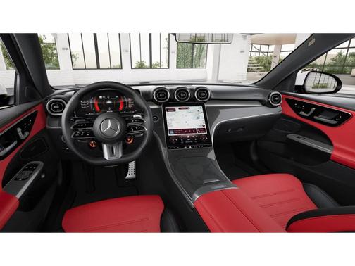 Polar White 2026 Mercedes-Benz AMG C 43 4MATIC