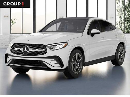 Polar White 2026 Mercedes-Benz GLC 300 4MATIC Coupe