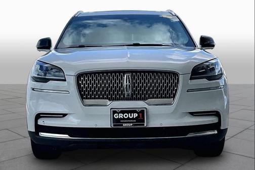 Pristine White Metallic Tri-Coat 2023 Lincoln Aviator Reserve