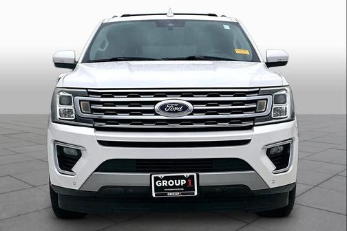 White Platinum Metallic Tri-Coat 2019 Ford Expedition Max Limited