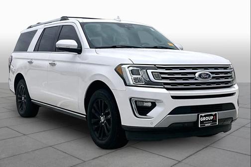 White Platinum Metallic Tri-Coat 2019 Ford Expedition Max Limited