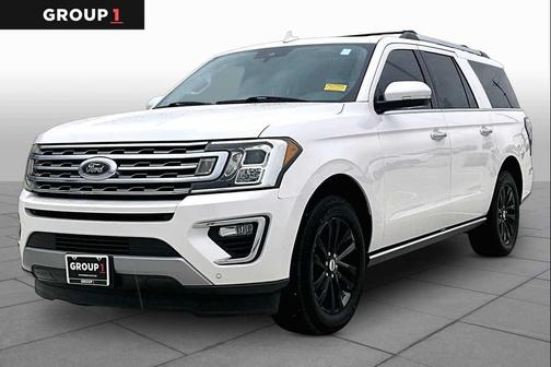 White Platinum Metallic Tri-Coat 2019 Ford Expedition Max Limited