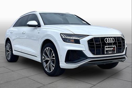 Glacier White Metallic 2023 Audi Q8 55 Premium Plus