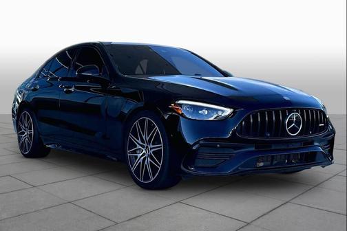 Black 2025 Mercedes-Benz AMG C 43 4MATIC