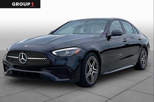 Black 2025 Mercedes-Benz C-Class C 300 4MATIC