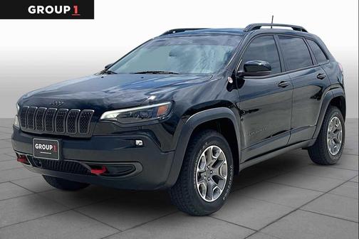 Diamond Black Crystal Pearlcoat 2022 Jeep Cherokee Trailhawk
