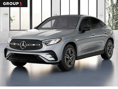 Cirrus Silver Metallic 2025 Mercedes-Benz GLC 300 4MATIC Coupe