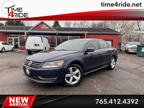 Blue 2012 Volkswagen Passat 2.5 SE