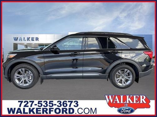Agate Black 2023 Ford Explorer XLT