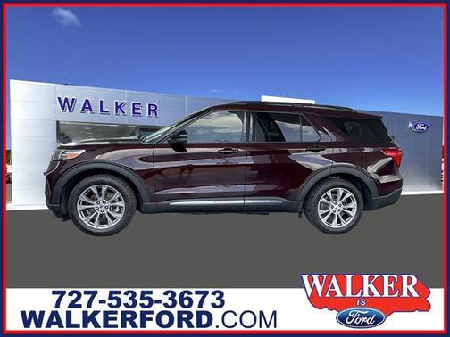 Jewel Red 2022 Ford Explorer XLT