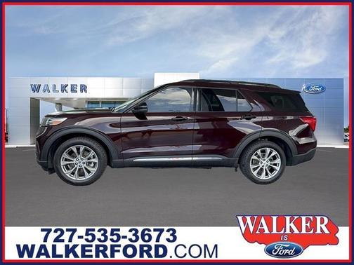 Jewel Red 2022 Ford Explorer XLT