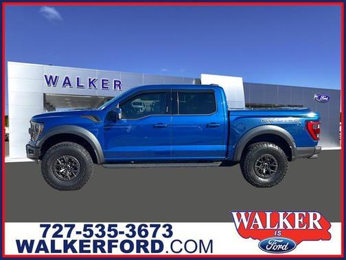 Atlas Blue 2022 Ford F-150 Raptor
