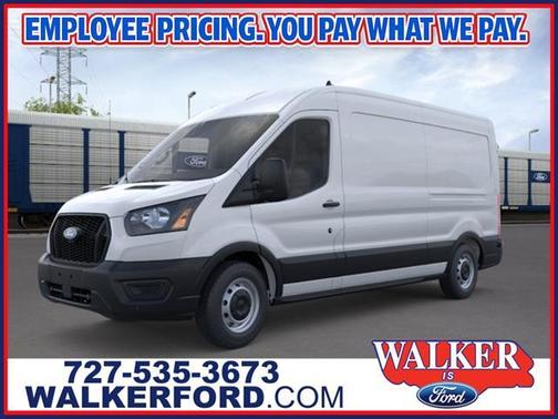 Oxford White 2026 Ford Transit-250 148 WB Medium Roof Cargo