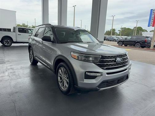 Iconic Silver 2023 Ford Explorer XLT