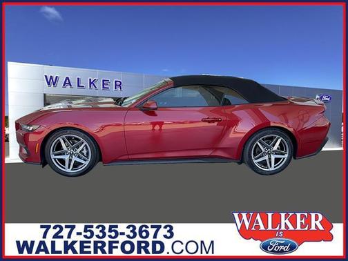 Rapid Red Metallic Tinted Clearcoat 2024 Ford Mustang EcoBoost Premium