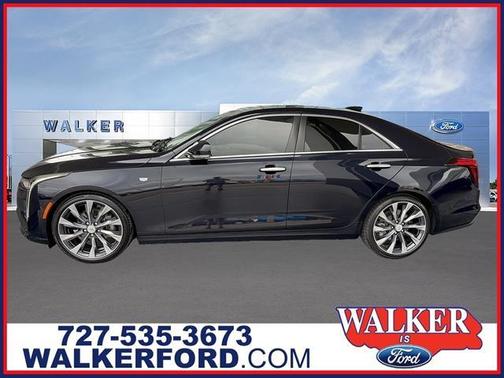 Dark Moon Metallic 2021 Cadillac CT4 Luxury