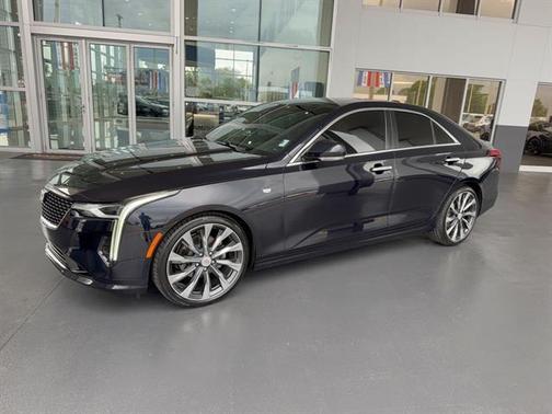Dark Moon Metallic 2021 Cadillac CT4 Luxury