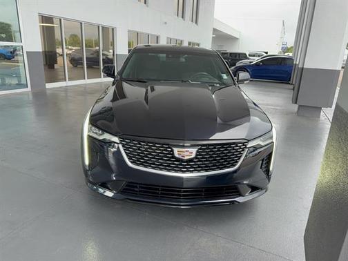 Dark Moon Metallic 2021 Cadillac CT4 Luxury